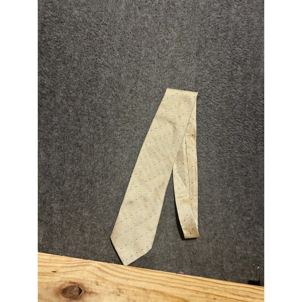 Canali tie made in italy 100% silk gold designer